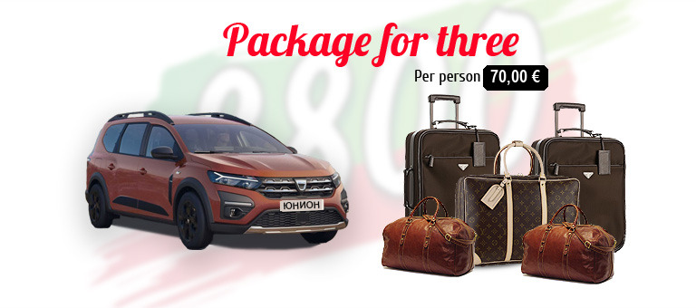 Taxi Varna Bucharest / Package for three
